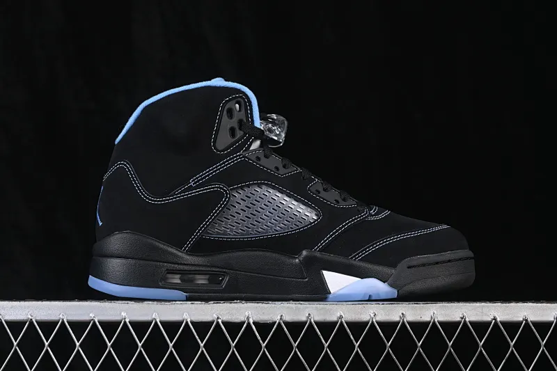 All categories Air Jordan Jordan series basketball shoes Air Jordan 5 GX foreign trade version Air Jordan 5 Retro "Black University Blue" AJ5 Joe 5 University Blue DD0587-008